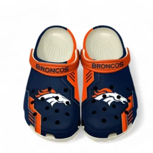 Denver Broncos NFL Crocs NFL20123124013, Gift For Fan Denver Broncos - White