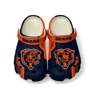 Chicago Bears NFL Crocs NFL20123124017, Gift For Fan Chicago Bears - White