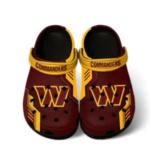 Washington Commanders NFL Crocs NFL20123124023, Gift For Fan Washington Commanders - Black