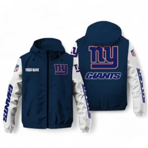 New York Giants NFL Windbreaker Jacket NFL29122824339, Gift For Fan New York Giants - Navy