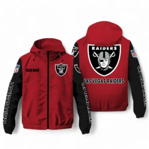 Las Vegas Raiders NFL Windbreaker Jacket NFL29122824341, Gift For Fan Las Vegas Raiders - Red Black