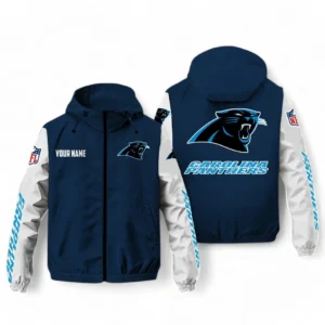 Carolina Panthers NFL Windbreaker Jacket NFL29122824342, Gift For Fan Carolina Panthers - Navy
