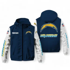 Los Angeles Chargers NFL Windbreaker Jacket NFL29122824346, Gift For Fan Los Angeles Chargers - Navy