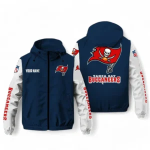 Tampa Bay Buccaneers NFL Windbreaker Jacket NFL29122824349, Gift For Fan Tampa Bay Buccaneers - Navy