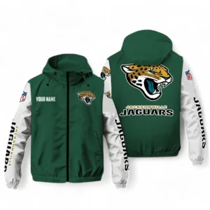 Jacksonville Jaguars NFL Windbreaker Jacket NFL29122824351, Gift For Fan Jacksonville Jaguars - Green
