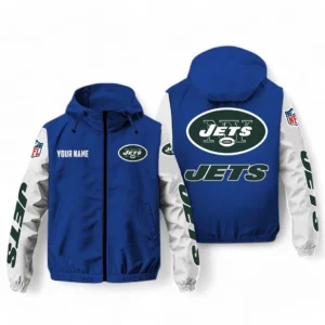 New York Jets NFL Windbreaker Jacket NFL29122824353, Gift For Fan New York Jets - Blue