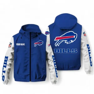 Buffalo Bills NFL Windbreaker Jacket NFL29122824359, Gift For Fan Buffalo Bills - Blue