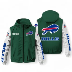 Buffalo Bills NFL Windbreaker Jacket NFL29122824359, Gift For Fan Buffalo Bills - Green