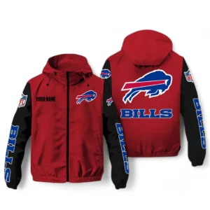 Buffalo Bills NFL Windbreaker Jacket NFL29122824359, Gift For Fan Buffalo Bills - Red Black