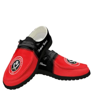 Sheffield United EPL Dude Shoes SPO0117017, Gift For Fan Sheffield United