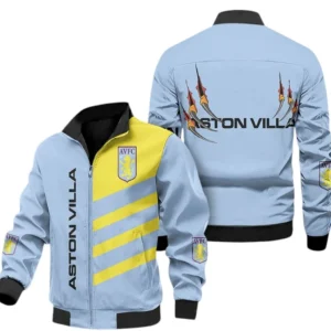 Aston Villa EPL Stand Collar Jacket SPO0220002, Gift For Fan Aston Villa