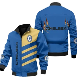 Chelsea EPL Stand Collar Jacket SPO0220006, Gift For Fan Chelsea