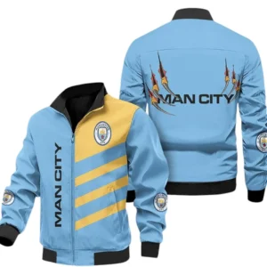 Manchester City EPL Stand Collar Jacket SPO0220013, Gift For Fan Manchester City