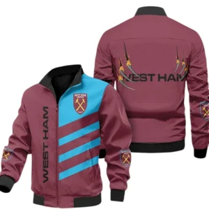 West Ham United EPL Stand Collar Jacket SPO0220019, Gift For Fan West Ham United