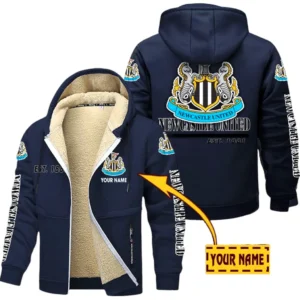 Newcastle United EPL Lamb Fleece Thick Coat SPO0520009, Gift For Fan Newcastle United - Navy