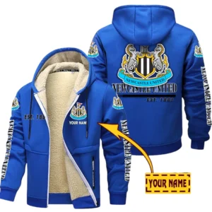 Newcastle United EPL Lamb Fleece Thick Coat SPO0520009, Gift For Fan Newcastle United - Blue