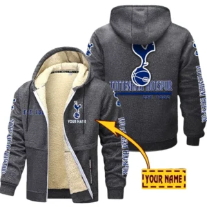 Tottenham EPL Lamb Fleece Thick Coat SPO0520013, Gift For Fan Tottenham - Dark Gray