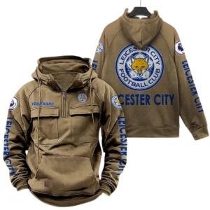 Leicester City EPL Tactical Quarter Zip Hoodie SPO0819005, Gift For Fan Leicester City