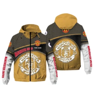 Manchester United EPL Windbreaker Jacket SPO0919009, Gift For Fan Manchester United