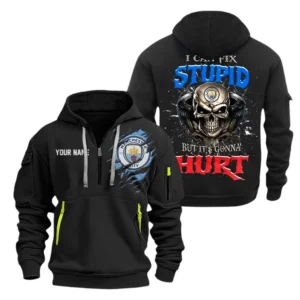 Manchester City EPL Hoodie Half Zipper SPO1019018, Gift For Fan Manchester City