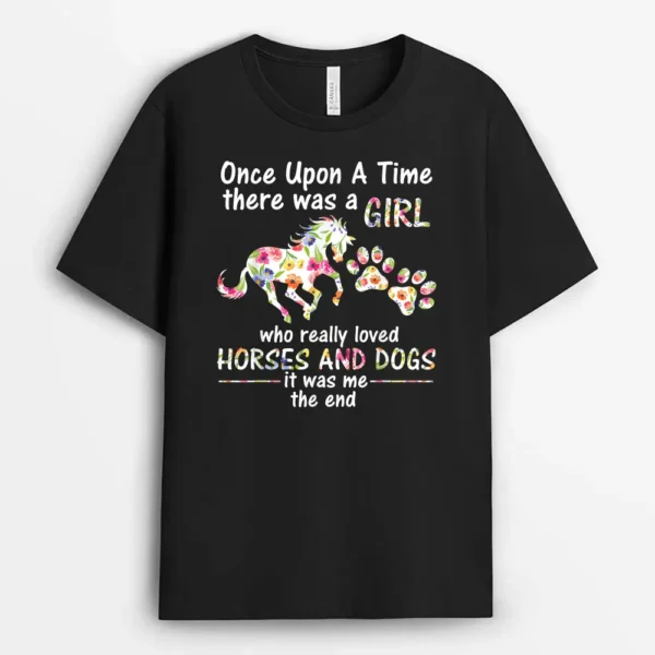 once upon a time there was girl who loved horse and dog