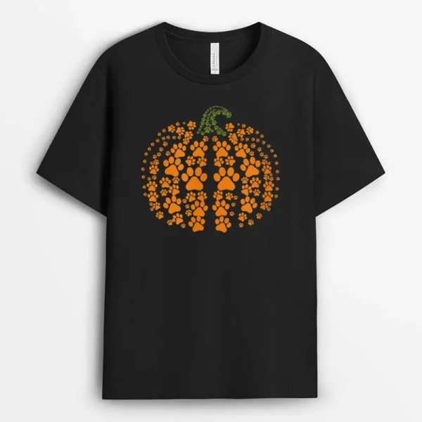 paws dog and cat pumpkin funny and cute pet lovers