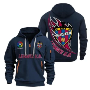 Levante Laliga Hoodie Half Zipper LALIGA0101102539, Gift For Fan Levante - Navy