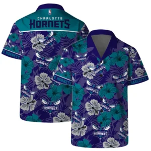 Charlotte Hornets  Hawaiian Set NBA761601042 - Gift For Fan Charlotte Hornets  - Hawaiian Shirt