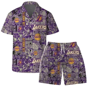 Los Angeles Lakers  Custom Hawaiian Shirts NBA761601112 - Gift For Fan Los Angeles Lakers, Hawaiian Shirts For Men