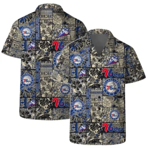 Philadelphia 76ers  Hawaiian Set NBA761601120 - Gift For Fan Philadelphia 76ers  - Hawaiian Shirt