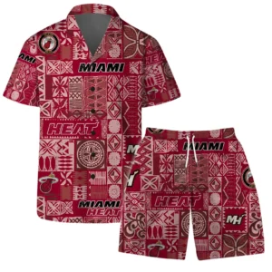 Miami Heat Custom Hawaiian Shirts NBA761601133 - Gift For Fan Miami Heat, Hawaiian Shirts For Men