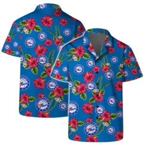 Philadelphia 76ers  Hawaiian Set NBA761601141 - Gift For Fan Philadelphia 76ers  - Hawaiian Shirt