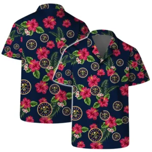 Denver Nuggets  Hawaiian Set NBA761601142 - Gift For Fan Denver Nuggets  - Hawaiian Shirt