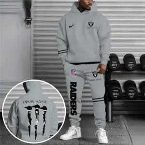 Las Vegas Raiders NFL Hoodie Sweatpants Set NFL41010225571, Gift For Fan Las Vegas Raiders - Color Team