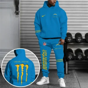 Los Angeles Chargers NFL Hoodie Sweatpants Set NFL41010225572, Gift For Fan Los Angeles Chargers - Color Team