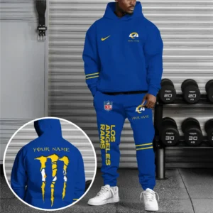 Los Angeles Rams NFL Hoodie Sweatpants Set NFL41010225573, Gift For Fan Los Angeles Rams - Color Team