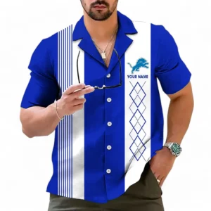 Detroit Lions NFL Hawaiian Shirt NFL59011125348, Gift For Fan Detroit Lions - Blue
