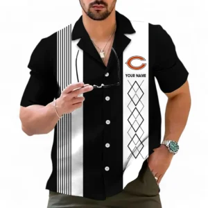 Chicago Bears NFL Hawaiian Shirt NFL59011125356, Gift For Fan Chicago Bears - Black