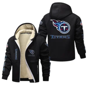 Tennessee Titans NFL Lamb Fleece Thick Coat NFL62012025338, Gift For Fan Tennessee Titans - Black