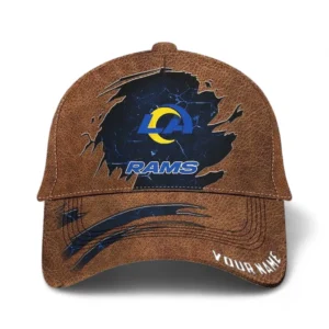Los Angeles Rams NFL Classic Cap NFL64012125334, Gift For Fan Los Angeles Rams - Brown