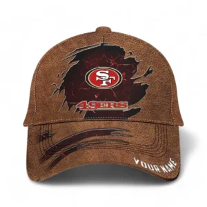 San Francisco 49ers NFL Classic Cap NFL64012125336, Gift For Fan San Francisco 49ers - Brown