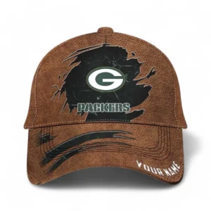Green Bay Packers NFL Classic Cap NFL64012125339, Gift For Fan Green Bay Packers - Brown