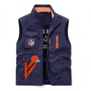 Cleveland Browns NFL Outdoor Sleeveless Vest NFL75011525340, Gift For Fan Cleveland Browns - Navy