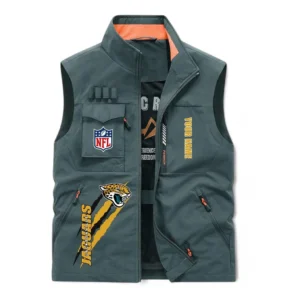 Jacksonville Jaguars NFL Outdoor Sleeveless Vest NFL75011525347, Gift For Fan Jacksonville Jaguars - Bean Green