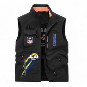 Los Angeles Rams NFL Outdoor Sleeveless Vest NFL75011525351, Gift For Fan Los Angeles Rams - Black