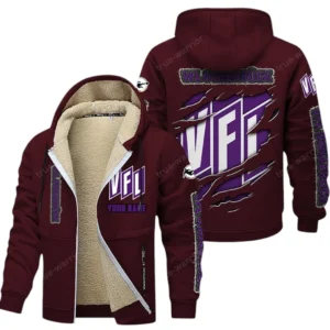 VfL Osnabruck Bundesliga Lamb Fleece Thick Coat SPO017006, Gift For Fan VfL Osnabruck - Burgundy