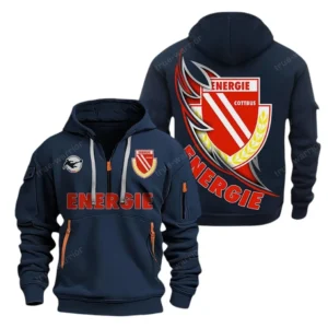 FC Energie Cottbus  Bundesliga Hoodie Half Zipper SPO038044, Gift For Fan FC Energie Cottbus  - Navy