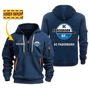SC Paderborn Bundesliga Hoodie Half Zipper SPO048008, Gift For Fan SC Paderborn - Navy