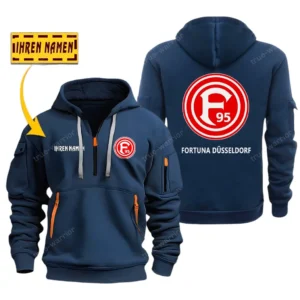 Fortuna Dusseldorf Bundesliga Hoodie Half Zipper SPO048057, Gift For Fan Fortuna Dusseldorf - Navy
