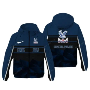 Crystal Palace EPL Windbreaker Jacket SPO0720007, Gift For Fan Crystal Palace - Navy